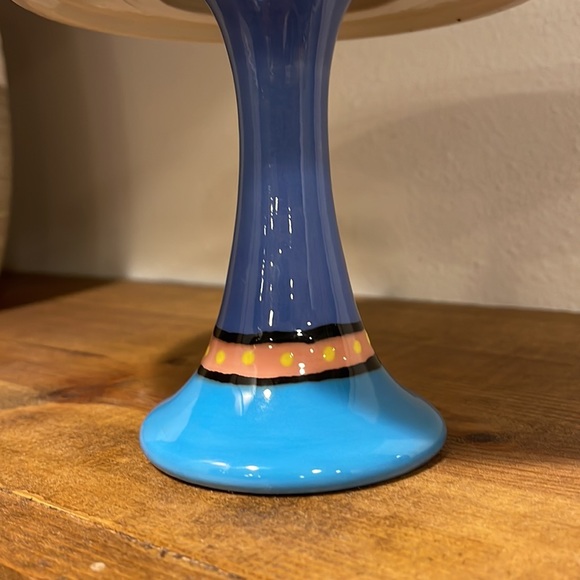 I love you mom retro vintage small cake stand - Picture 3 of 8